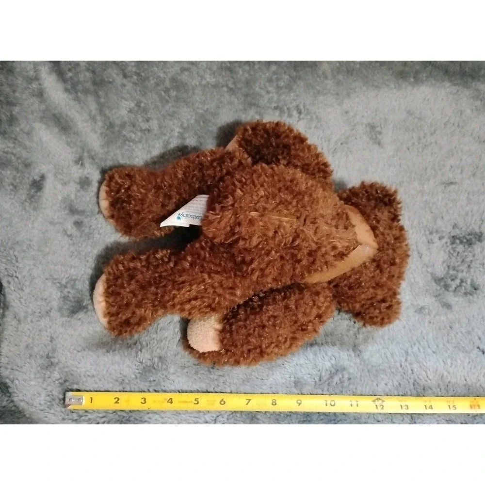 Dark Brown‎ Bear W Light Brown Paws Dexbaby Plushed Stuffed Animal 13